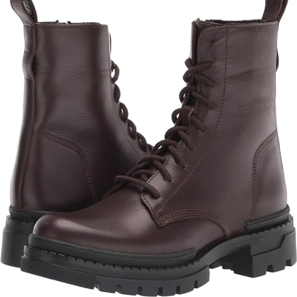 NWOT Steve Madden Women's Jamisyn Combat Boot - Brown - Size 8.5